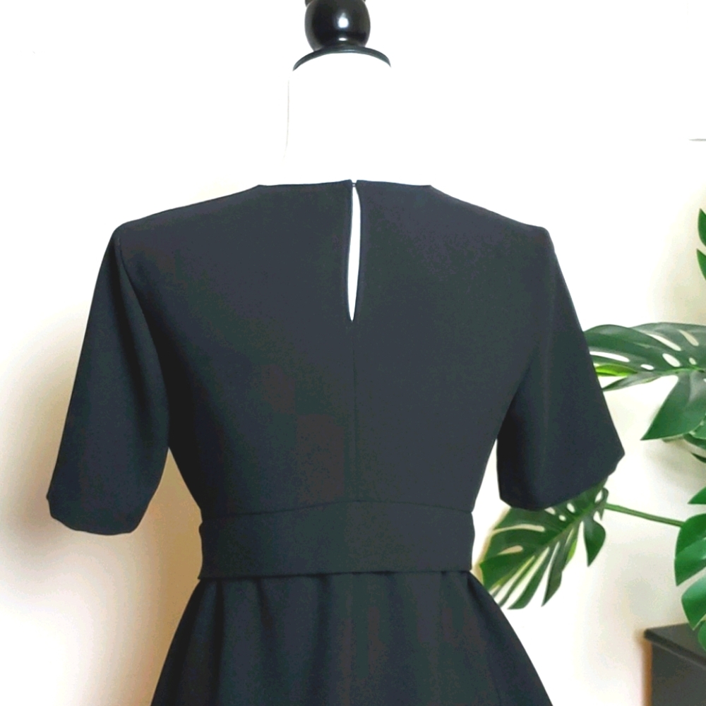 ZARA Woman black assymetrical Top Size XS - Picture 4 of 8